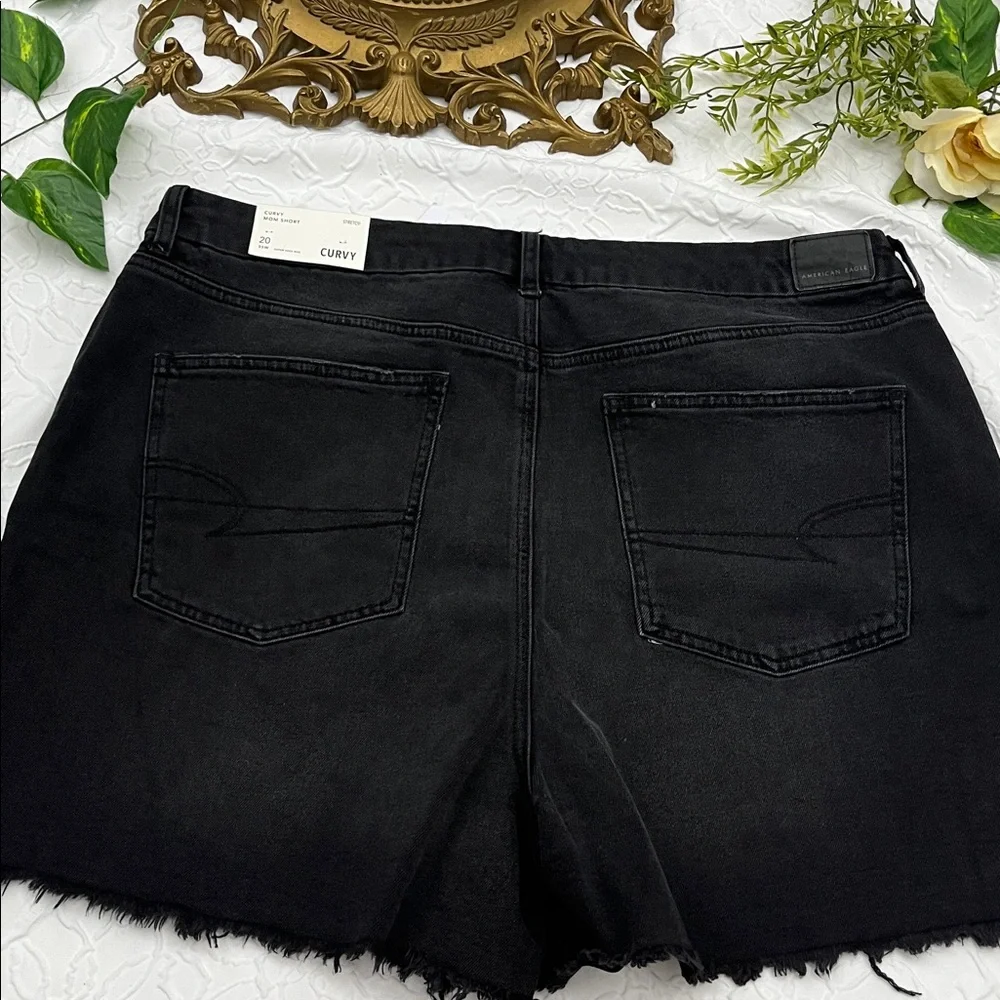 NWT American Eagle Curvy Mom Shorts Stretch size 20 - Picture 3 of 4